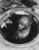 African American Soldier In The Turret Of An Armored Vehicle During World War 2. Unknown Date Or Location. History - Item # VAREVCHISL040EC114