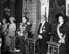 Prince Rainier Iii At His Enthronement Flanked By Princess Antoinette Of Monaco History - Item # VAREVCHBDPRRACS001