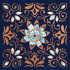 October Garden Xi Blue Poster Print by Beth Grove - Item # VARPDX39634