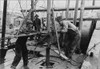 Oil Roughnecks Screw One Piece Of Drill Pipe To Another Piece With A Heavy Pipe Wrench. In The Mid 20Th Century Texas Was A Major Oil Producing Region For The United States. Kilgore History - Item # VAREVCHISL007EC691