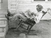 Texas Farmer Reading 'Progressive Farmer-Southern Ruralist' Magazine In Sept. 1931. Founded In 1886 History - Item # VAREVCHISL043EC005