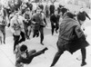 White Students Running Toward An African American During Period Of Racial Violence At Collinwood High School In Cleveland History - Item # VAREVCHISL033EC780
