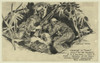 Nighttime On 'Bloody Knoll' On Guadalcanal Island. Two U.S. Soldiers Share A Foxhole History - Item # VAREVCHISL037EC006 Nighttime On 'Bloody Knoll' On Guadalcanal Island. Two U.S. Soldiers Share A Foxhole History - Item # VAREVCHISL037EC006