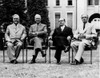 The Big Four Attend At The Geneva Summit. L-R Soviet Premier Nikolai Bulganin History - Item # VAREVCHISL034EC278