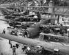 B-24 Liberator Bombers Nearing Completion On The Assembly Line At The Consolidated Aircraft Corporation Plant History - Item # VAREVCHISL008EC140 B-24 Liberator Bombers Nearing Completion On The Assembly Line At The Consolidated Aircraft Corporation Plant History - Item # VAREVCHISL008EC140