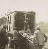French Soldiers Load Stretchers With Wounded Into Motor Ambulance For Evacuation In World War 1. 1915-1918 History - Item # VAREVCHISL044EC154