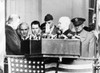 Harry S. Truman Taking The Oath Of Office As Vice President At The U.S. Capitol. At Far Left Is The Out-Going Vice President Henry Wallace. The Wartime Inauguration Was Held With Minimal Ceremony. Jan. 20 History - Item # VAREVCHISL013EC175