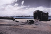 Trucks Exit From The Hold Of A U.S. Lst On A Normandy Beach In June 1944. After A Storm Wrecked The Artificial 'Mulberry' Harbors History - Item # VAREVCHISL037TX299