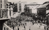 Jerusalem Girls On Balcony Look Down On Riots On The Street Below On 1939 May 27. From 1936 To 1939 Palestinian Arabs Protested Against The Increasing Jewish Immigration From Europe. History - Item # VAREVCHISL013EC063