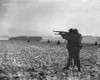 U.S. Soldiers Fire At Germans Positions To Relieve Besieged Airborne Troops In Bastogne History - Item # VAREVCHISL037EC175