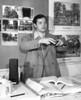 Orson Welles In A Promotional Still For His Famed Mercury Theater Radio Program History - Item # VAREVCPBDORWEEC008