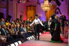 Janelle Monae On Stage During 'Women Of Soul In Performance At The White House'. President Barack Obama And First Lady Michelle Obama And Guests Are In The East Room Of The White House History - Item # VAREVCHISL039EC621