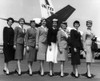 United Airline'S Stewardesses Model Thirty Years Of Uniforms. Joyce Strang History - Item # VAREVCHBDAVIACS031