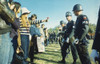 Female Demonstrator Offers A Flower To Military Police During The 1967 March On The Pentagon. 50 History - Item # VAREVCHISL040EC439