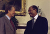 Jimmy Carter With Egyptian President Anwar Sadat In The White House Oval Office. April 4 1977. History - Item # VAREVCHISL029EC192