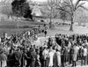 Huge Crowds Line Up To View The Grave Of President John Kennedy On The First Anniversary Of His Assassination. Nov. 22 History - Item # VAREVCCSUA001CS157