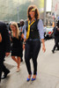 Tyra Banks, Enters The 'Good Morning America' Taping At The Abc Times Square Studios Out And About For Celebrity Candids - Thu, , New York, Ny July 21, 2011. Photo By Ray TamarraEverett Collection Celebrity - Item # VAREVC1121L01TY006