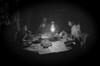 African American Tenant Farming Family Dining By Kerosene Lantern Light History - Item # VAREVCHISL035EC764