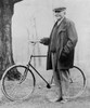 John D. Rockefeller 1939-1937 With His Bicycle After His Retirement. 1913 Photo. History - Item # VAREVCHISL024EC007