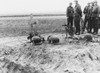 German Waffen-Ss Troops At The Helmet Topped Graves Of Their Fellows During The Invasion Of Poland. Sept. 1939. World War 2. History - Item # VAREVCHISL037EC524