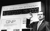 President Richard Nixon Unveiled A New Gross National Product Clock At The Commerce Dept. It Indicated The Nation'S Economy Hit The 1 Trillion Dollar A Year Mark By Noon History - Item # VAREVCCSUA000CS475