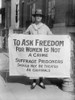 Woman Suffrage Picket Protests Criminal Arrests Of Militant Protestors From The National Woman'S Party. As Prisoners History - Item # VAREVCHISL017EC171