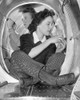 Two Women Workers In A Cramped Aircraft Space At Grumman Aircraft Engineering Corp. During World War 2 History - Item # VAREVCHISL036EC808 Two Women Workers In A Cramped Aircraft Space At Grumman Aircraft Engineering Corp. During World War 2 History - Item # VAREVCHISL036EC808