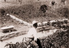 Costa Rican Banana Plantation Has A Traditional Big House And Small Worker'S Quarters. Ca. 1910. History - Item # VAREVCHISL013EC215