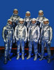 Project Mercury Astronauts In Their Space Suits. Front Row History - Item # VAREVCHISL010EC212