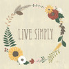 Autumn Garden Live Simply Poster Print by Laura Marshall - Item # VARPDX36819