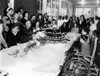 President-Elect Franklin Roosevelt Celebrating His 51St Birthday. Fdr Cuts His Birthday Cake At The Sanitarium For Polio Victims At Warm Springs History - Item # VAREVCCSUA000CS025