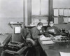 Spanish Flu Epidemic 1918-1919 In America. Soldiers In A Hospital Office At Fort Porter History - Item # VAREVCHISL043EC490