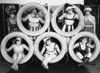 Mack Sennett'S "Smick-Smack" Girls In Costume Posed With Tires In 1923. Sennett History - Item # VAREVCHISL002EC283