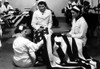 Making An American Flag In A South Dakota Wpa Sewing Room. 1937. Courtesy Csu ArchivesEverett Collection History - Item # VAREVCSBDAMFLCS002