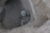 U.S. Marine In A Suspected Enemy Passageway Near Now Zad Afghanistan Oct. 5 2008. History - Item # VAREVCHISL024EC142
