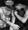 Tattooed Sailor Aboard The Uss New Jersey History - Item # VAREVCHISL036EC688