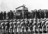 Afghanistan Independence Day Celebration In Kabul. His Majesty Nadir Khan Returning The Salute During The Troop Review. On The Platform With The King Are Members Of His Court History - Item # VAREVCCSUA000CS839