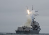 Tomahawk Cruise Missile Launches From The Guided-Missile Destroyer Uss Sterett During A Weapons Training Exercise Off The Coast Of San Diego California. June 23 2010. History - Item # VAREVCHISL028EC017