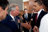 President Obama And Prince Charles Talk Before The Ceremony On The 65Th Anniversary Of The D-Day Landings. June 6 2009. History - Item # VAREVCHISL026EC209