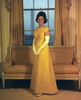 Lady Bird Johnson'S Inaugural Gown. The First Lady Wore Canary-Yellow Bateau-Neck Gown By John Moore. She Ordered Her Dress Through Neiman Marcus In Texas. Jan. 1965. History - Item # VAREVCHISL033EC089