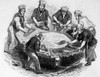 Hat Factory Workers Making Beaver Hats In The 16Th Century When They Were Called 'Bever Hats' History - Item # VAREVCH4DBEHAEC001