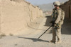 U.S. Marine Sweeping For Improvised Explosive Devices In Now Zad Afghanistan Oct. 5 2008. History - Item # VAREVCHISL024EC141