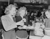 Marlene Dietrich And Rita Hayworth Serve Soldiers At The Hollywood Canteen During World War 2. Nov. 17 History - Item # VAREVCHISL039EC344