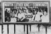 Communist Accusation. Billboard Of A 1950'S Photo Of Martin Luther King And Rosa Parks Among Others In A Class At The Highlander Folk School History - Item # VAREVCHISL033EC455