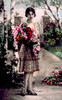 Women Holding A Bouquet Of Roses History - Item # VAREVCS4DWOMAEC002