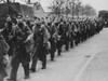 Canadian Soldiers Marching On A Road In England In 1940 History - Item # VAREVCHISL038EC031