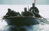 This Photograph Of Six Armed Us Soldiers In A Small Boat Speeding Across The Water Was Taken By Corporal Cheresa Clark And Won Second Place In The 1996 Military Photographer Of The Year Competition. History - Item # VAREVCHISL027EC299