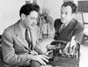 George S. Kaufman Typing While Moss Hart Talks History - Item # VAREVCHISL005EC013