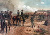 The Civil War. The Battle Siege Of Atlanta. Chromolithograph By Thulstrup De Thure History - Item # VAREVCHCDLCGCEC948