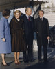 President And Betty Ford With President-Elect And Rosalyn Carter Following The Carter'S Tour Of The White House. Dec. 1976. History - Item # VAREVCHISL030EC076